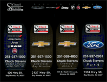 Tablet Screenshot of chuckstevensauto.com